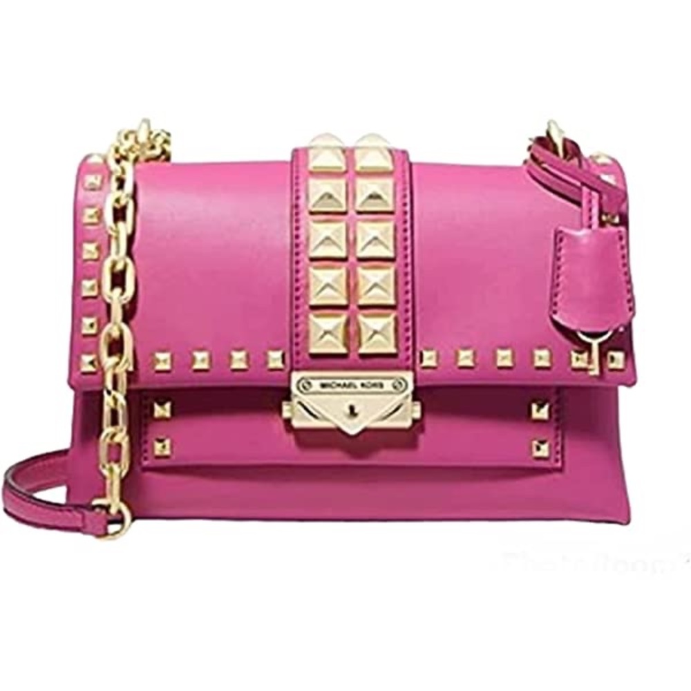 NWT Michael Kors Cece Medium Studded Faux Leather Shoulder Bag